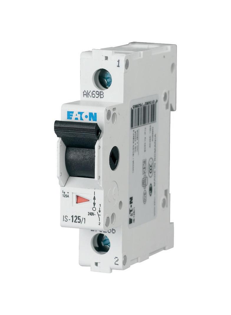 IS-100/1 Rozłącznik główny izolacyjny modułowy 1P 100A 276282 EATON