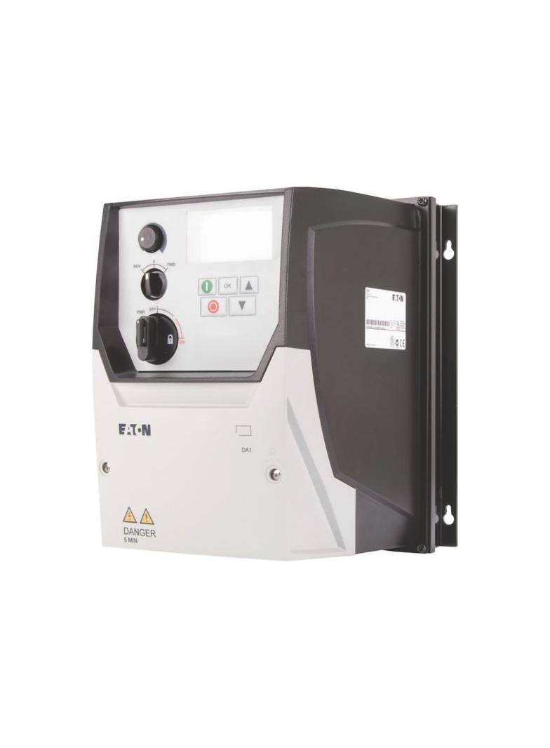 DA1-345D8FB-B6SC Przemiennik, 2,2 kW, 3-faz. 400 V, filtr RFI, IP66, lokalne ster., OLED, lak.