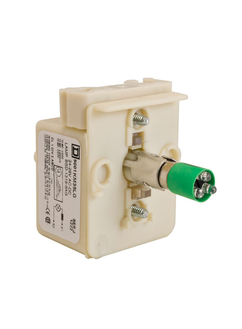 Harmony 9001K Rezystor modułu świetlnego 120V, zielony LED, 30 mm