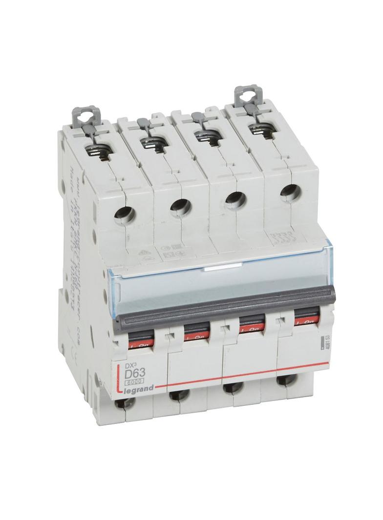 WYŁĄCZNIK NADPRĄDOWY S 304 4P D 63A 6000A SERII DX3, Legrand