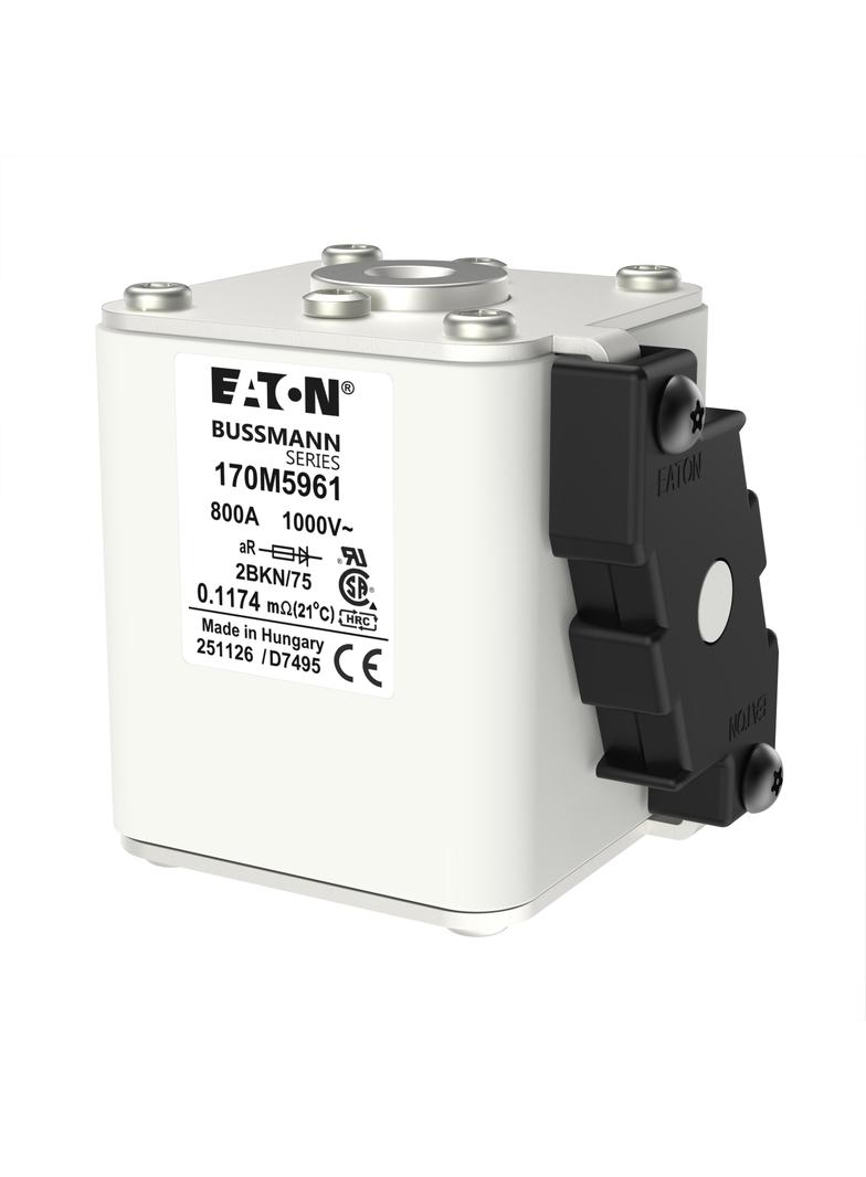 FUSE 800A 1000V 2BKN/75 AR UR Wkładka szybka 800A AC 1000V rozmiar 2 59x77x75 mm aR IEC UL 170M5961