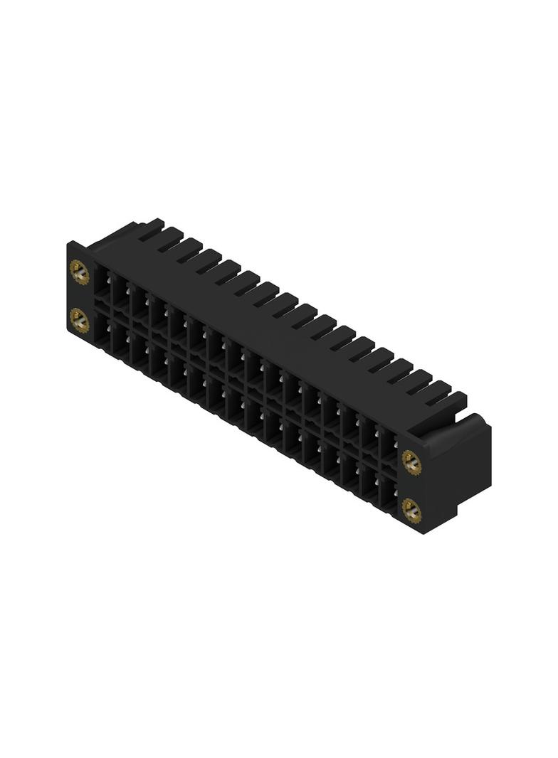 SCDN 3.81/32/90F 3.2SN BK BX Wtyki PCB (złącza płyty), 3.81 mm, Liczba biegunów: 32, kąt odejścia: 90° /20szt./ 1041480000 WEIDMÜLLER