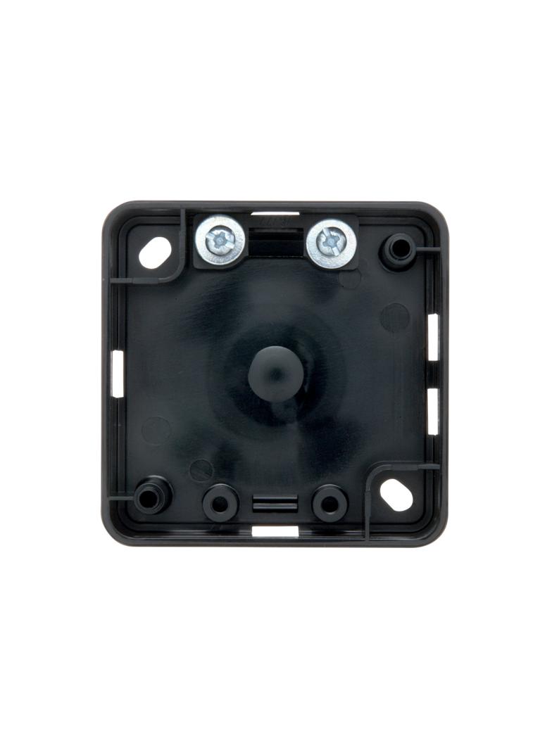 Integro Puszka natynkowa 1-krotna płaska, czarny, połysk