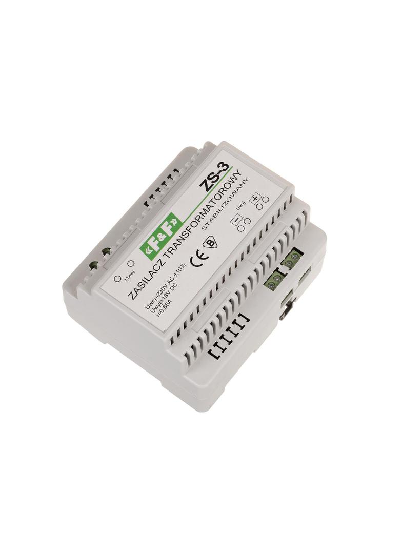 Zasilacz stabilizowany 18V DC 0,66A ZS-3 F&F