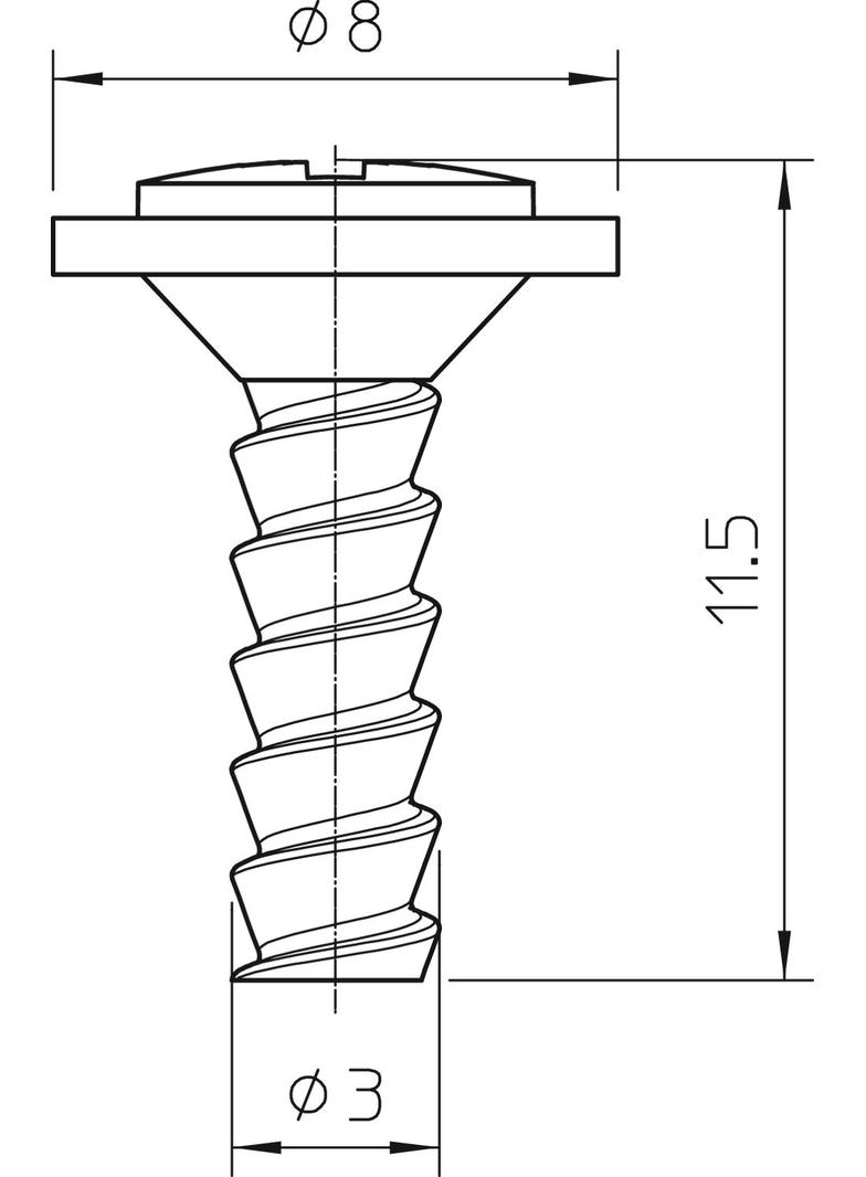 T-S MST, Trzpień mocujący