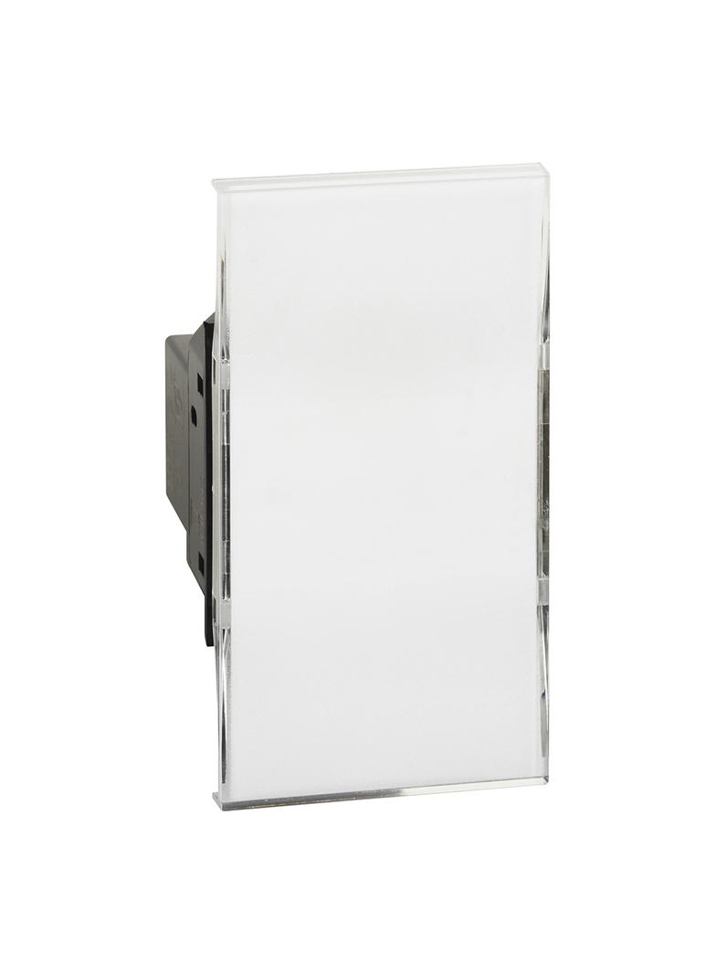 LIVING NOW - PRZYCISK Z PLAKIETKĄ OPISOWĄ - 2 MODUŁY, Bticino