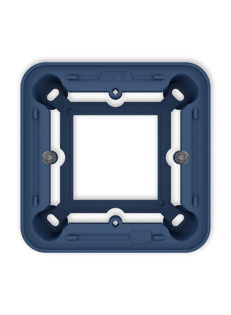 Puszka natynkowa pojedyncza zaokrąglona ICON i MINI navy blue