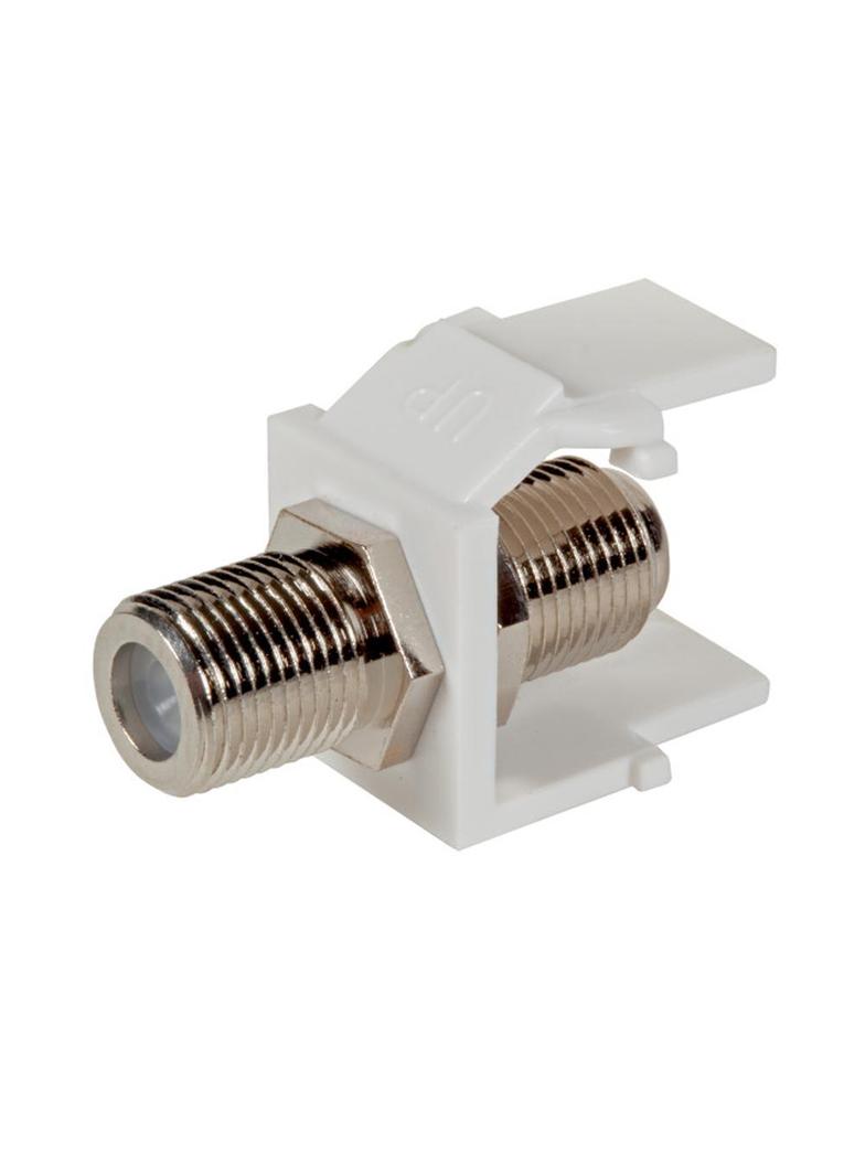 Adapter ze złączem F biały