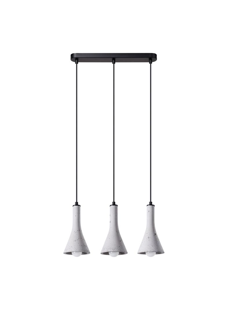 Sollux Lampa wisząca REA 3L beton SL.1225