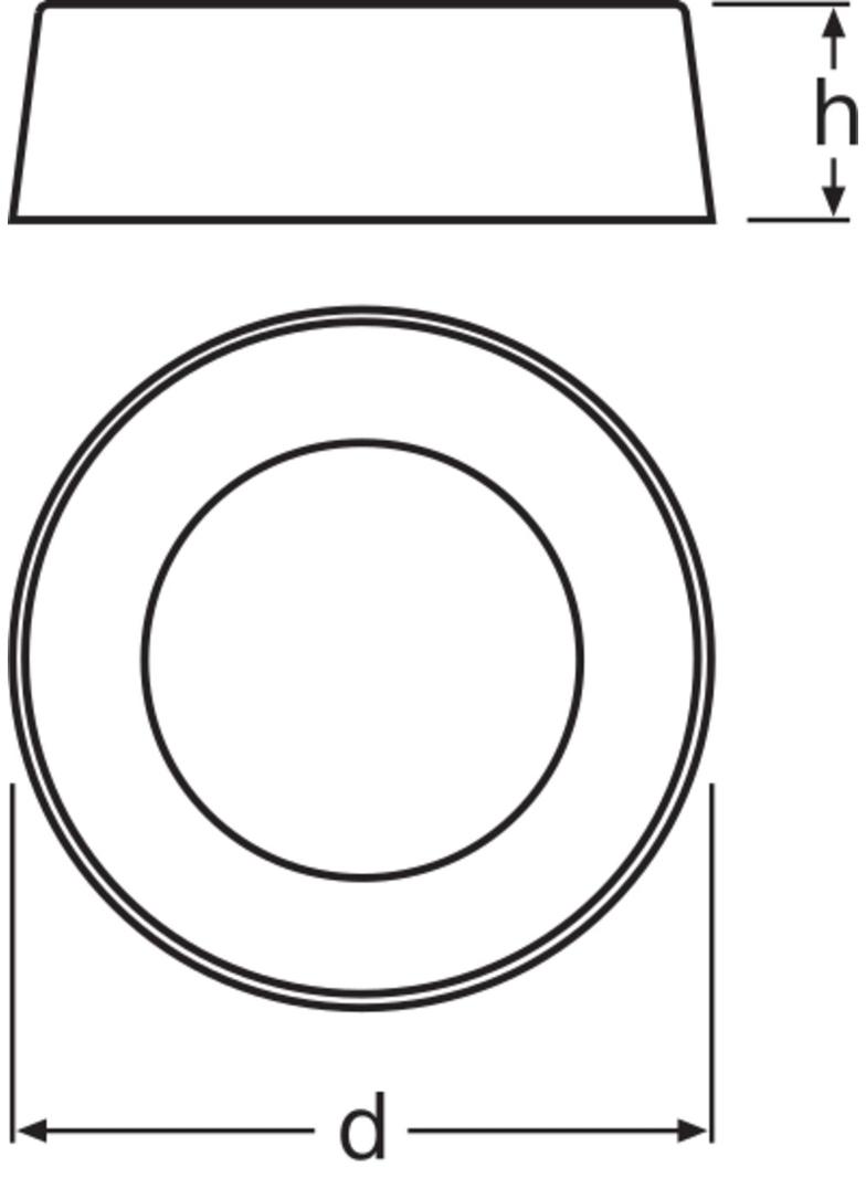 Adapter do montażu czujników CI o średnicy 50mm na suficie stałym SENSOR KIT
