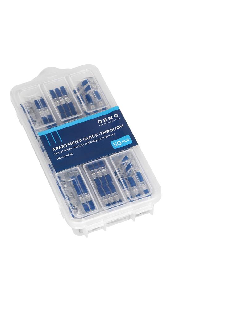 Zestaw złączek przelotowych APARTMENT-QUICK-THROUGH, 50 szt.