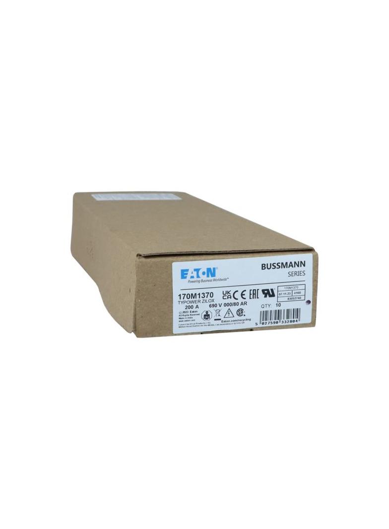 200A 690V IEC aR 000/80 SQ BODY IND FUSE Wkładka szybka 200A AC 690V DIN 000 21x40x100 mm, 170M1370