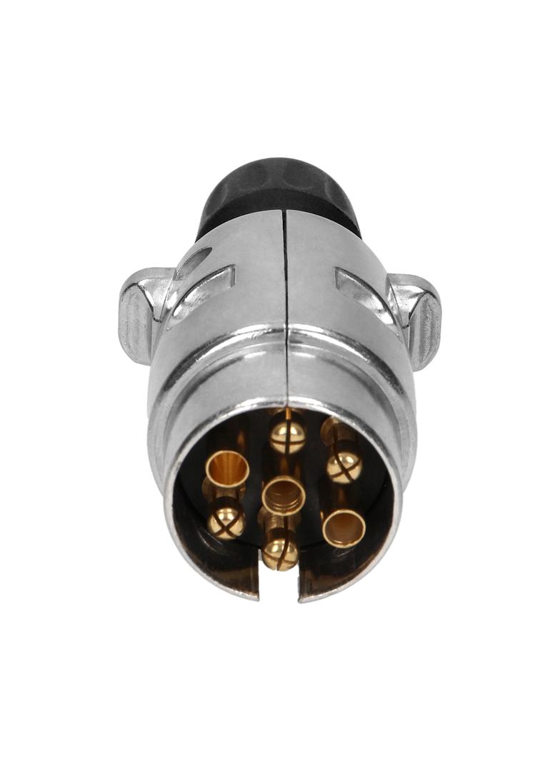 Wtyczka przyczepy aluminiowa 7 pinów 12/24V OR-AE-1385 ORNO