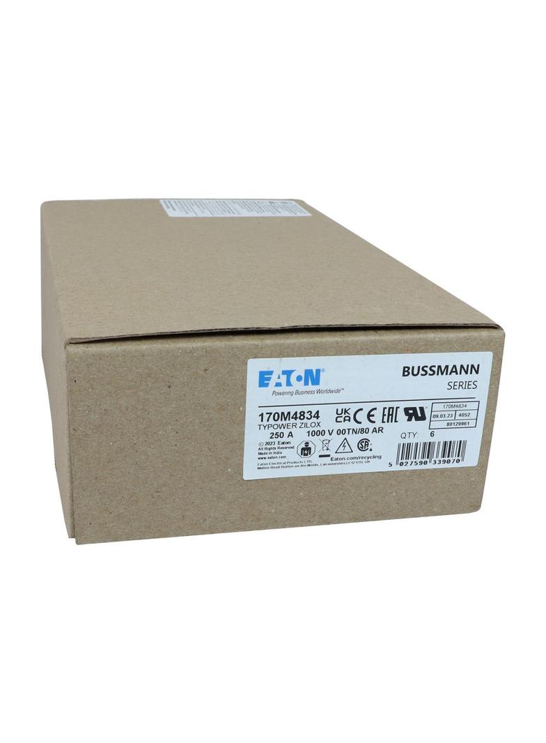 250A 1000V 00TN/80 aR INDICATOR FUSE Wkładka szybka 250A AC 1000V rozmiar 00 30x47x98 mm aR, 170M483