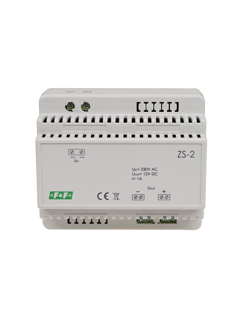 Zasilacz stabilizowany 12V DC 1A ZS-2 F&F