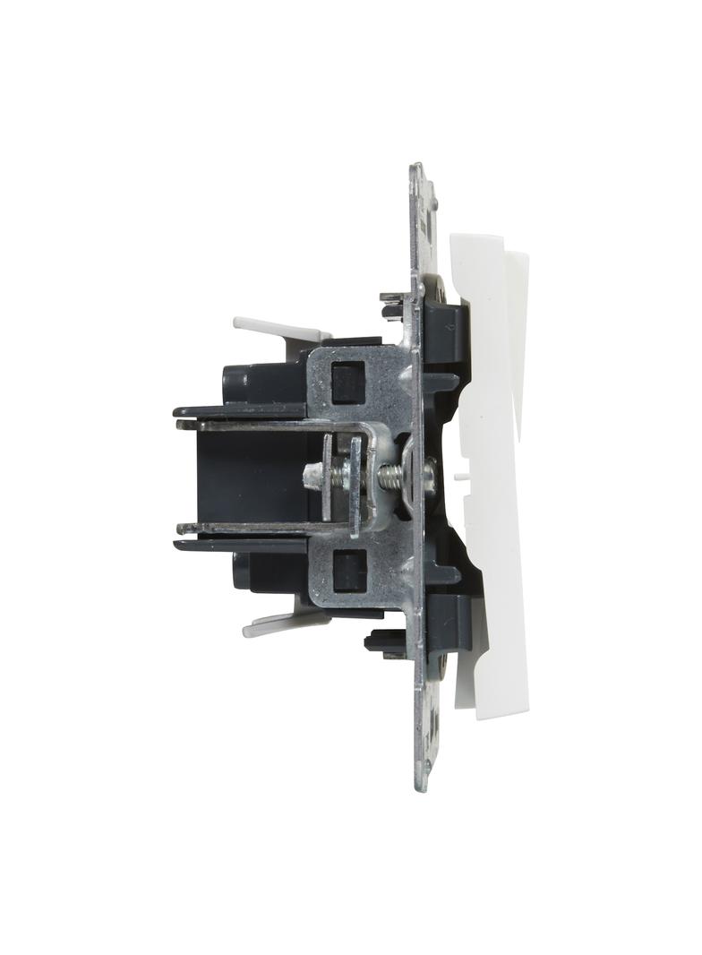SUNO - Łącznik schodowy podwójny - 10 AX - 250 V~ - zaciski automatyczne, Biały, Legrand