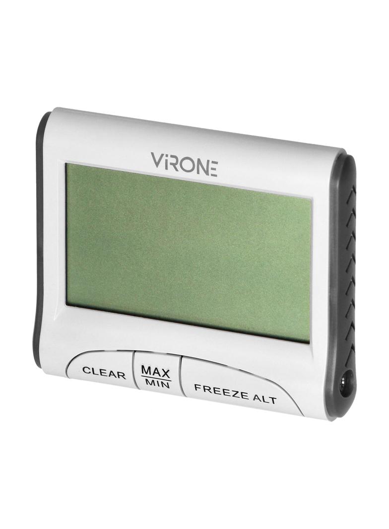 Przewodowa stacja pogodowa z pomiarem temperatury zewnętrznej i wewnętrznej oraz wilgotności biała W