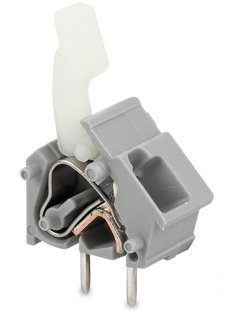 złączka do płytek drukowanych ciemnoszara raster 7,5/7,62 mm