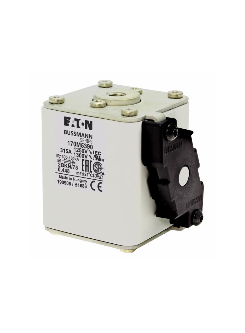 FUSE 315A 1250V 2BKN/75 AR CU Wkładka szybka 315A AC 1250V rozmiar 2 61x75x77 mm aR IEC UL 170M5390