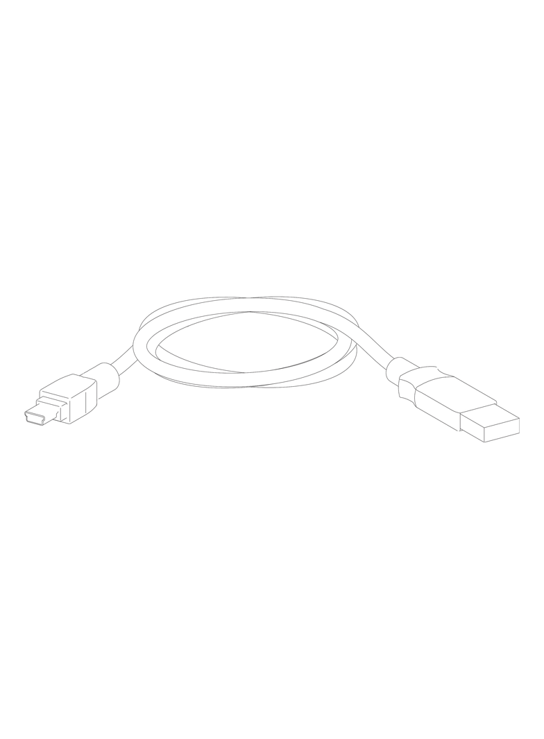Kabel USB (miniUSB/USB) - dla Micrologic X - zapas