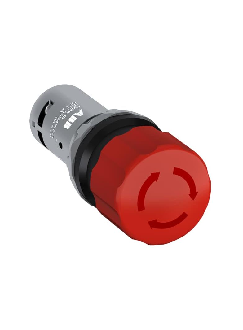 Przycisk bezpieczeństwa 2NO czerwony CE3T-10R-20