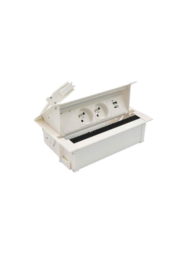 "Simon 480 TS48-710E20B00-33 Cover 2 gn. typ E + ładowarka USB typ A+C