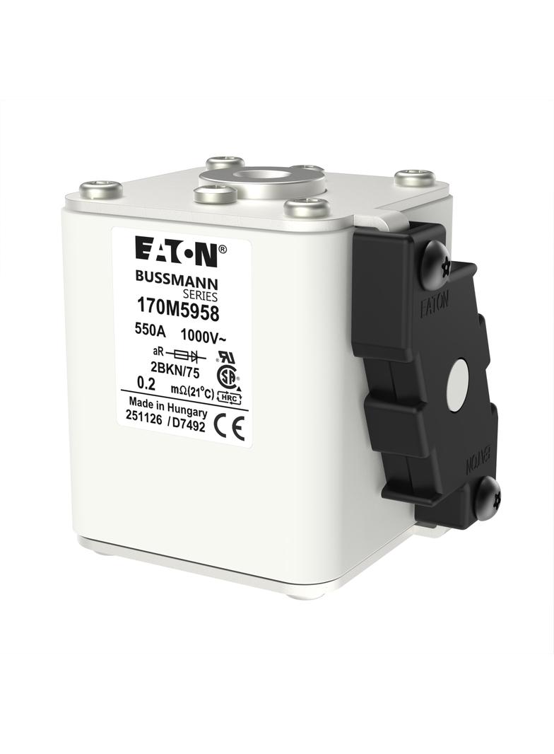 FUSE 550A 1000V 2BKN/75 AR UR Wkładka szybka 550A AC 1000V rozmiar 2 59x77x75 mm aR IEC UL 170M5958