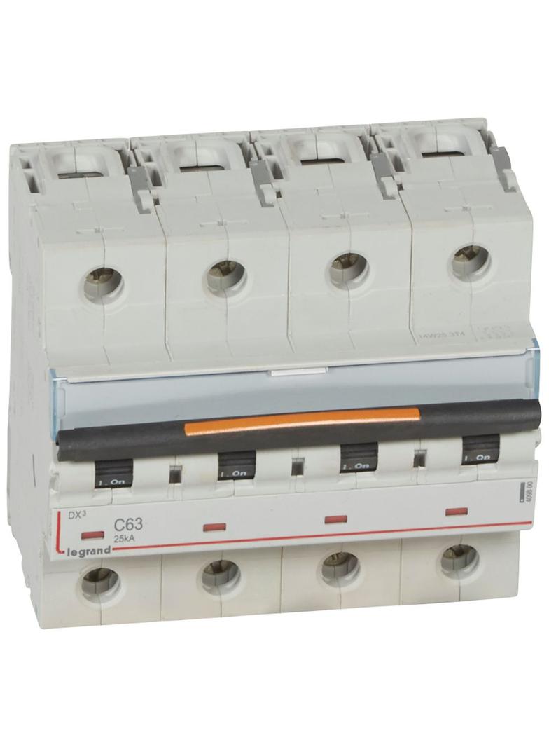 Wyłącznik Nadprądowy S324 C63 4P 63A 25Ka DX3 409800 LEGRAND