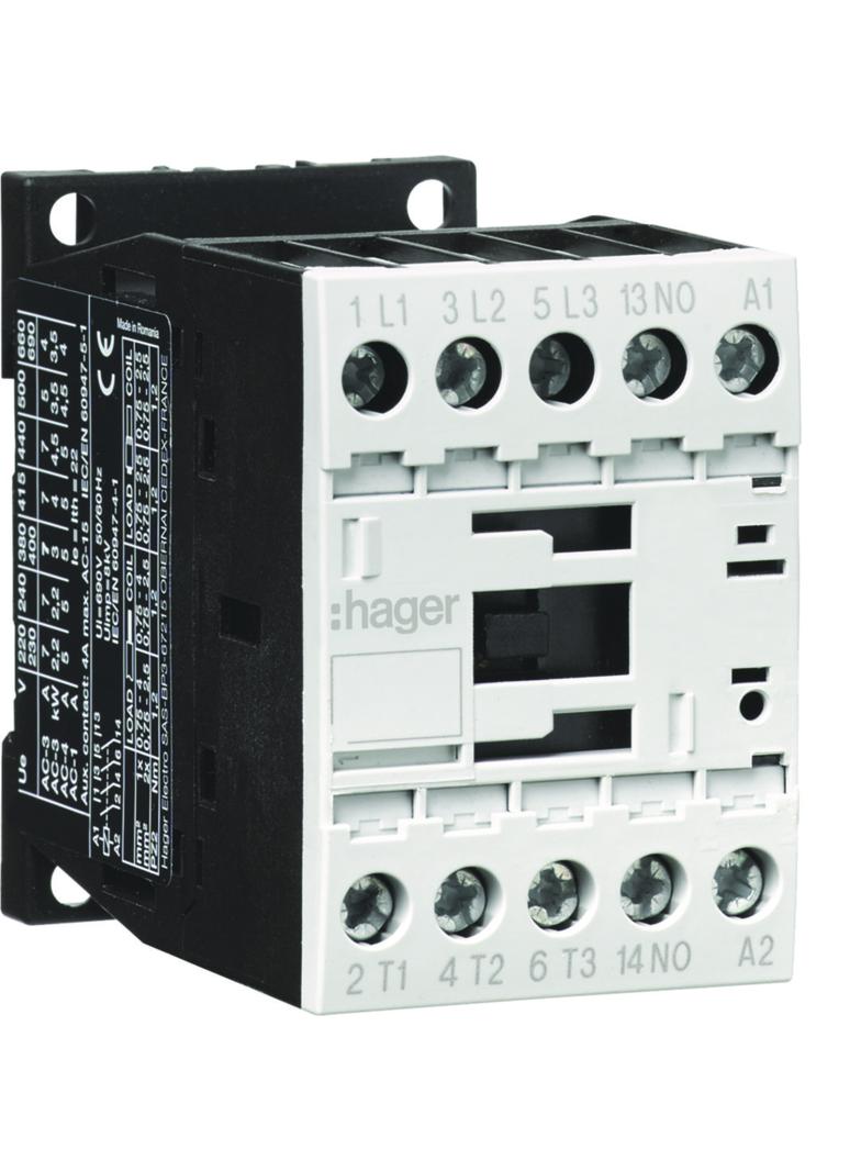 Stycznik mocy 3P +1 NO 7A 24 V 50/60 Hz