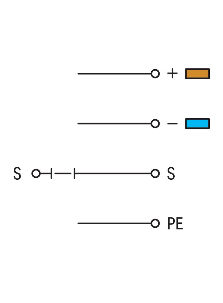 złączka do czujników rozłączalna z PE 2,5 mm2