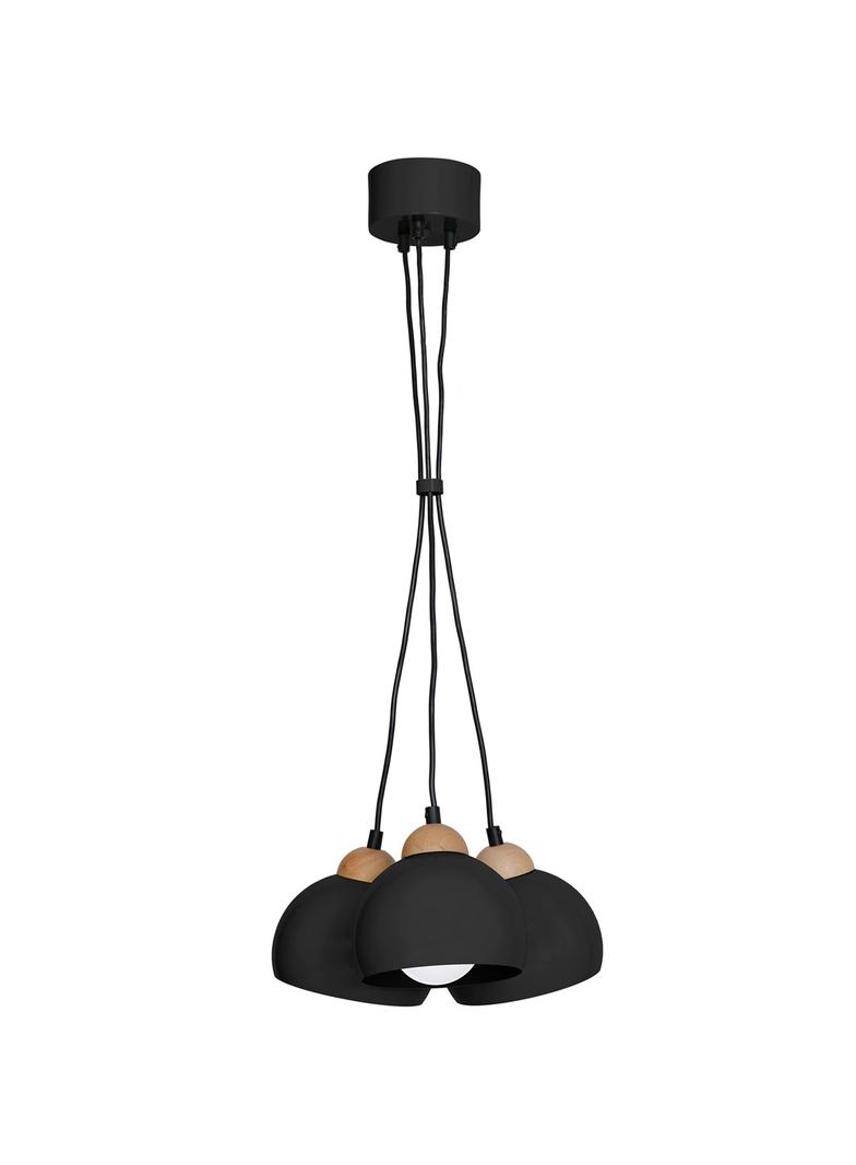 Milagro lampa wisząca Dama Black 3xE27 MLP6580