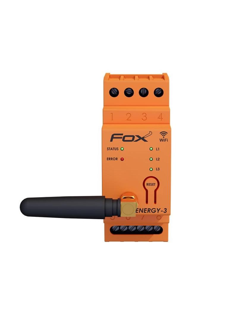Monitor energii elektrycznej WI-FI 3F+N,FOX ENERGY 3 WI-MEF3 40A WI-MEF-3 WI-MEF-3-40 F&F