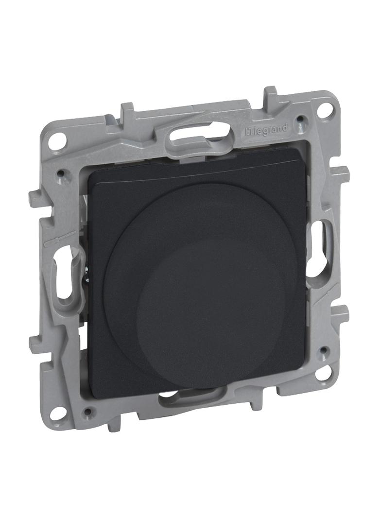 Niloe Selection - Ściemniacz Obrotowy 300 W - 2 Przewodowy (Do Obciążeń Rlc Oraz Do Lamp Led) Antrac 762288 LEGRAND