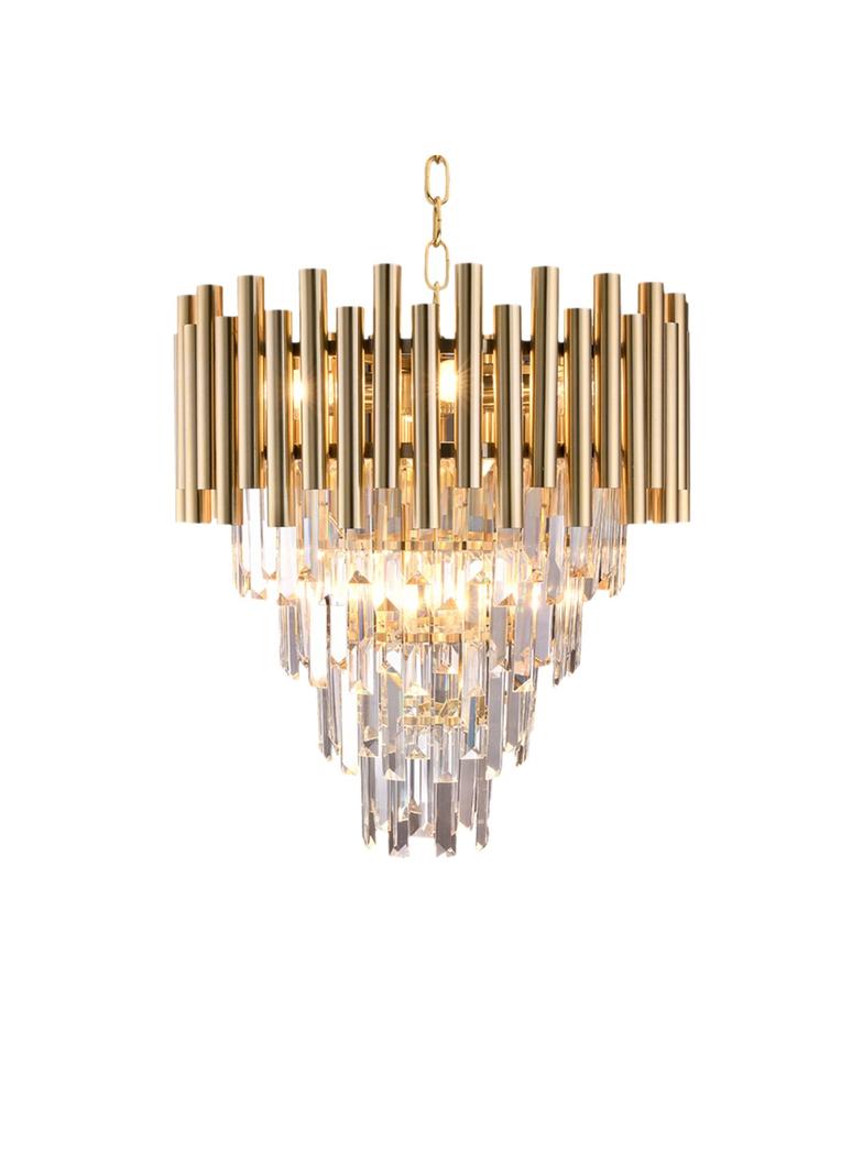 lampa wisząca Madison 9xE14 złota ML5992 Milagro