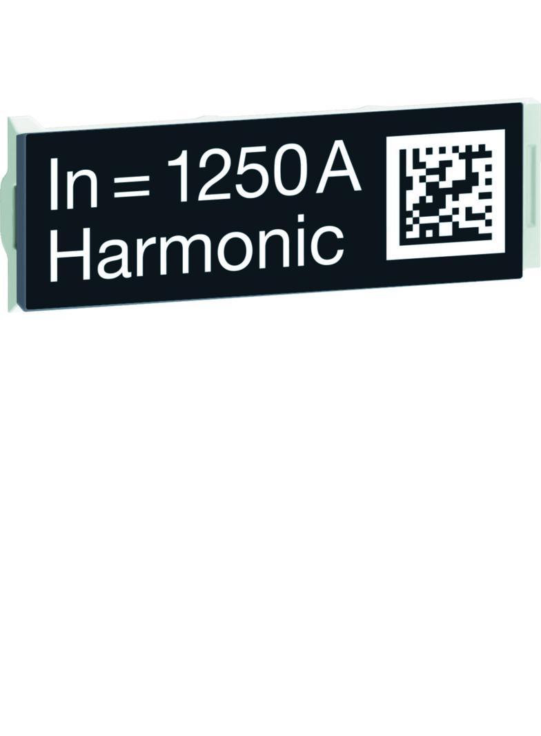ACB HW2/4 Wtyczka z oznaczeniem znamionowym wyłącznika 1250A Harmonic