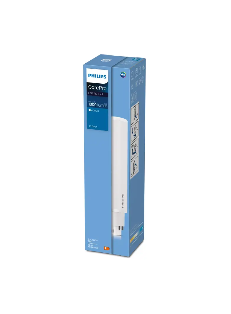 Świetlówka LED 6,9W=18W 700lm 3000K barwa ciepła LED 6,9W 830 2P G24d-2 3 lata gw. PHILIPS