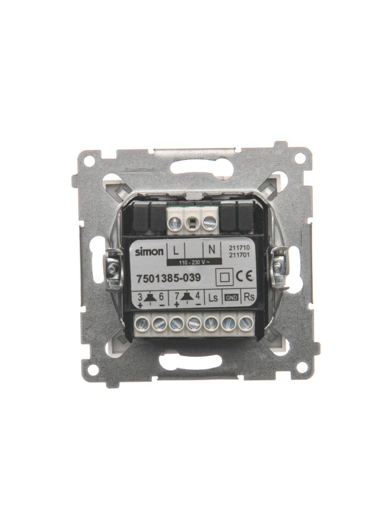 Simon 54 Odbiornik Bluetooth z ładowarką USB biały