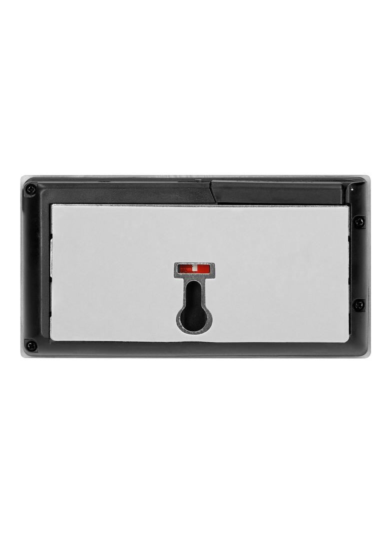 Elektroniczny wizjer do drzwi LCD 3,5" szerokokątny obiektyw bateryjny srebrny DV-1 ORNO