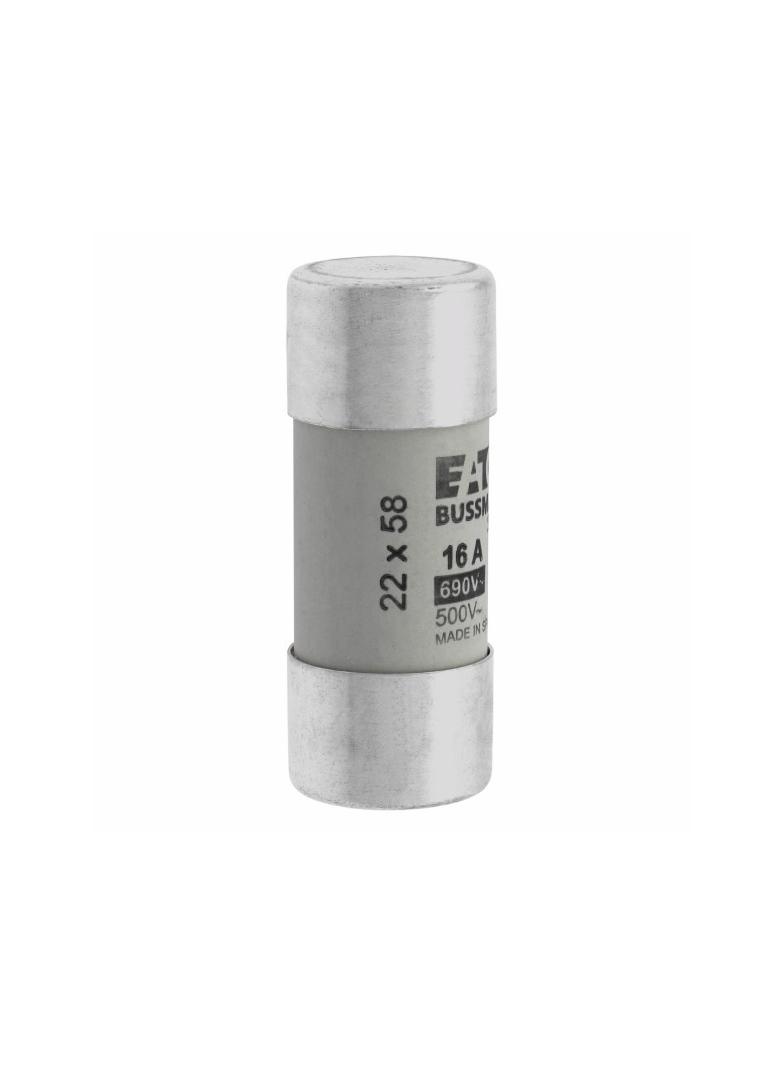 CYLINDRICAL FUSE 22 x 58 16A GG 690V AC Wkładka cylindryczna 22 x 58mm 16A GG 690V AC C22G16 EATON