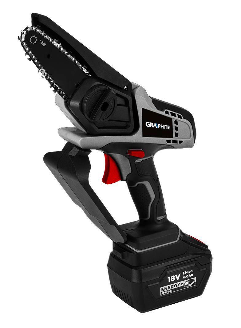 Mini piła łańcuchowa akumulatorowa Energy+ 18V Li-lon, obroty: 0-5400 min-1