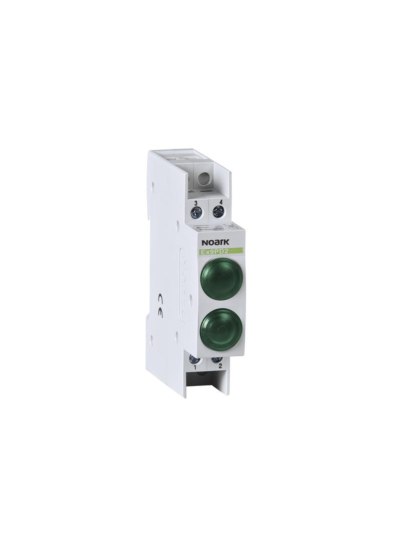 Ex9PD2gg 24V AC/DC Lampka sygnalizacyjna 24V AC/DC 2 zielony LED 102456 NOARK