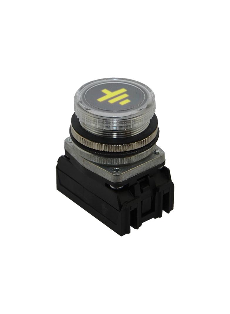 Wsk.uziem. NEF30WU 24V-230V żółty