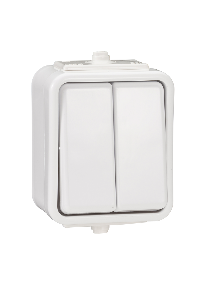 Cedar, łącznik świecznikowy, IP44, biały