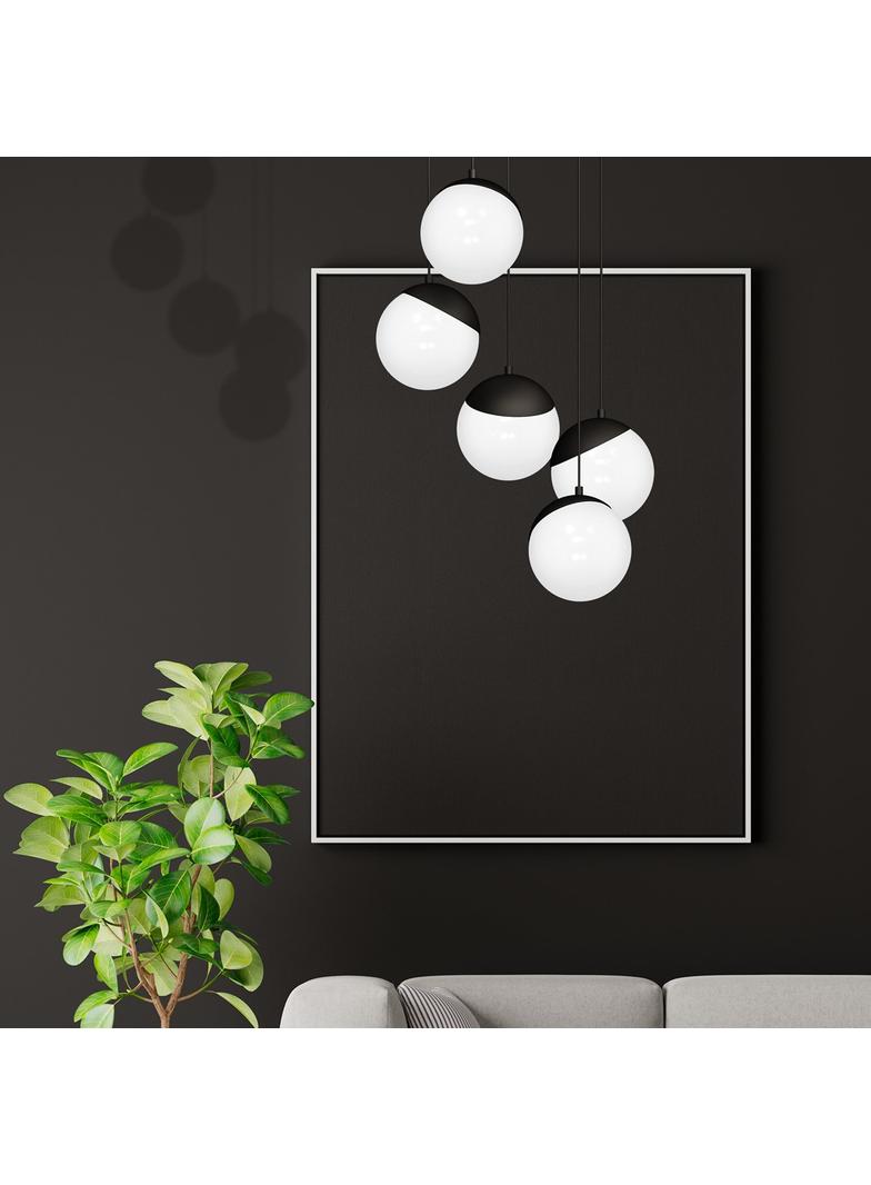 Milagro lampa wisząca Sfera Black 5xE14 MLP8869