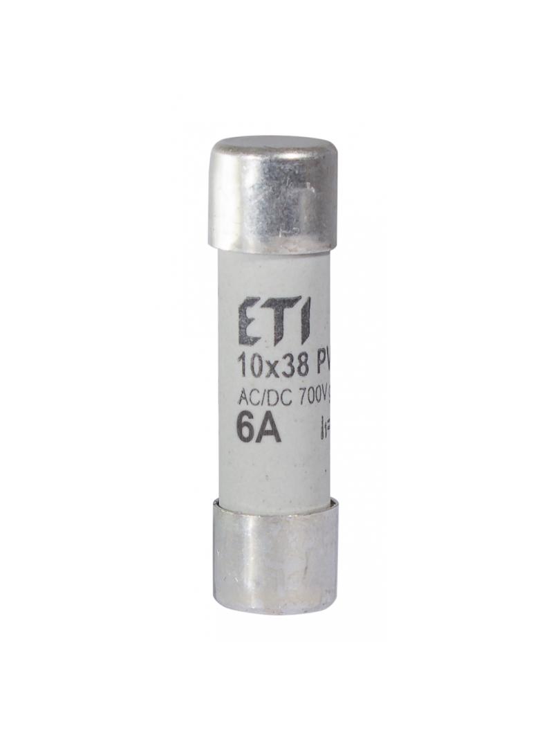 Wkładka topikowa cylindryczna PV gR 700V CH10x38 gR 6A 700V AC DC 002625019 ETI
