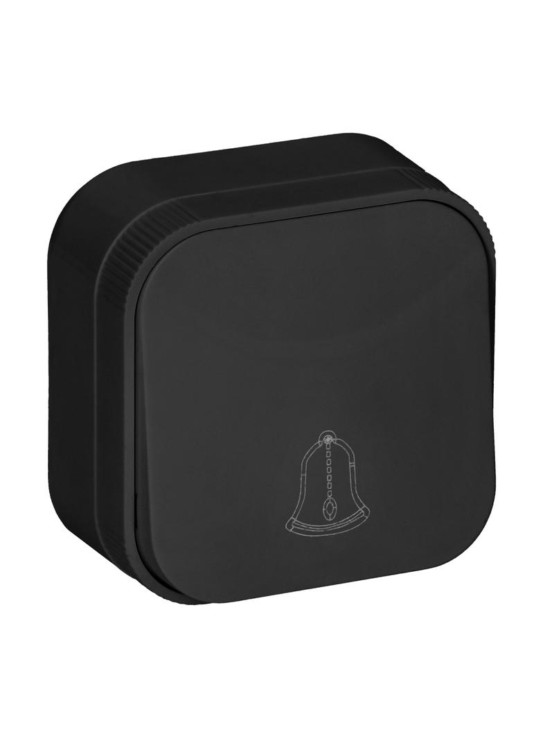 Przycisk dzwonek natynkowy ToDo IP20, czarny