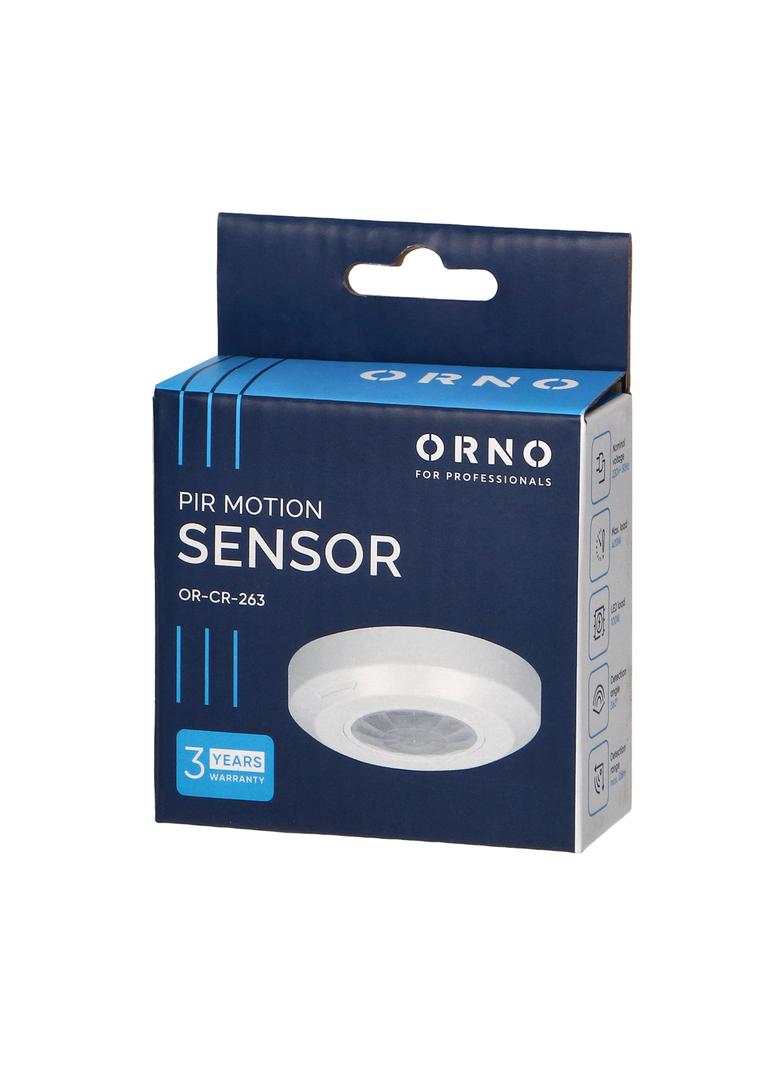Czujnik ruchu 360st. IP20 400W mini O76/20,2 mm OR-CR-263 ORNO