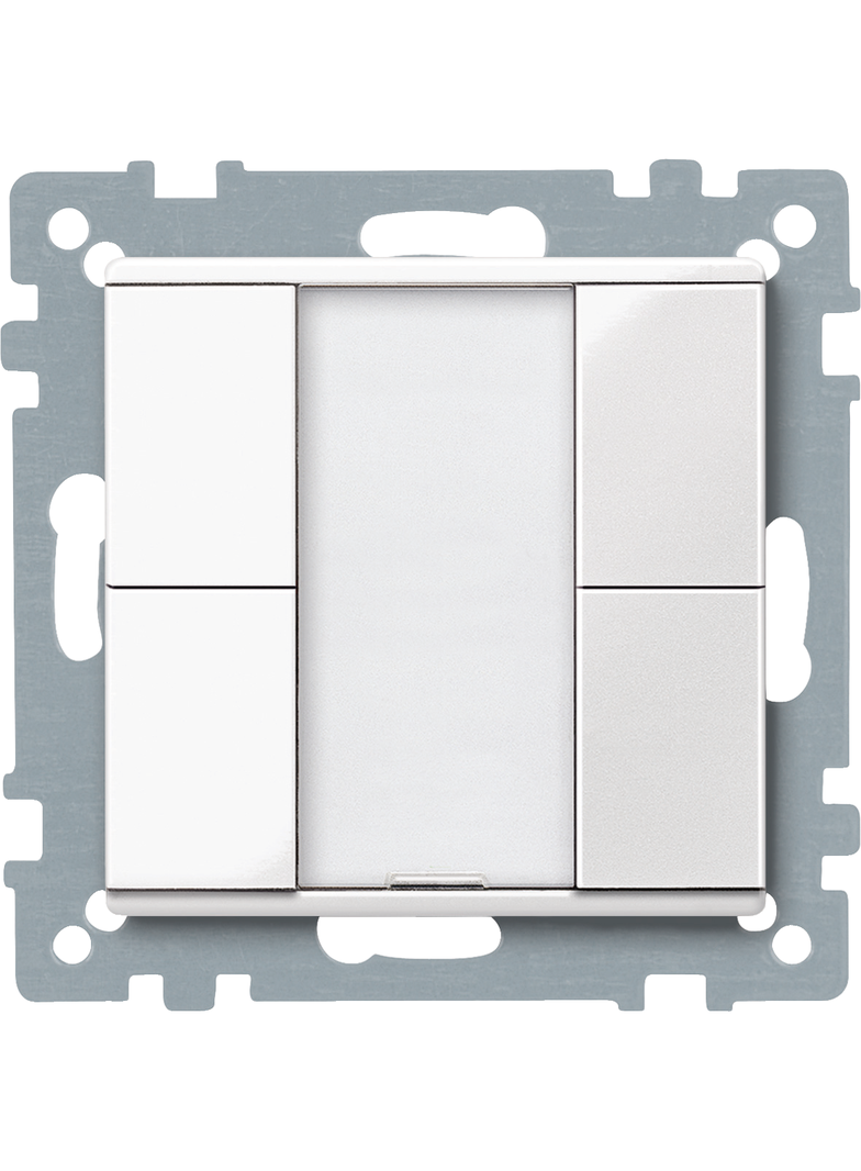Schneider Electric KNX przycisk 2-krotny plus biały połysk System M