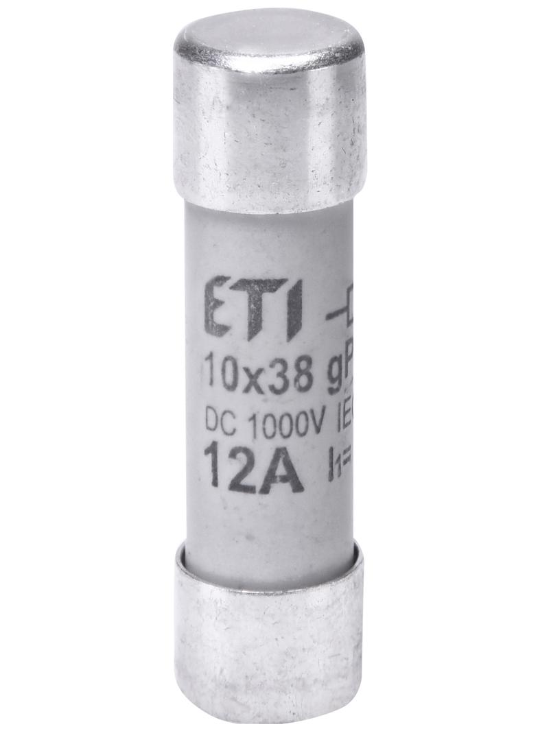 Wkładka topikowa cylindryczna PV CH10x38 gPV 12A 1000V UL 002625106 ETI