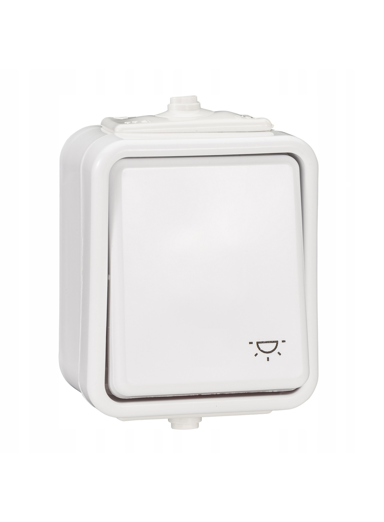 Cedar przycisk światło IP44 biały WNT102C01 SCHNEIDER